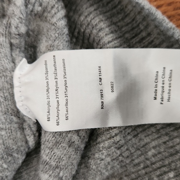 Nursing gray wrap sweater, size medium - Picture 3 of 5